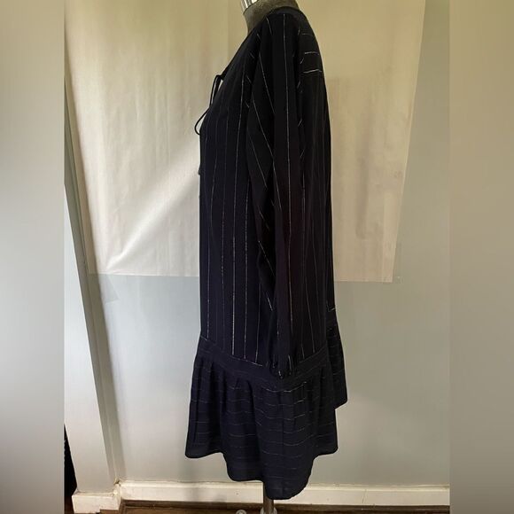 Rails Lydia Panama Stripe Navy Dress Size Medium - Picture 12 of 12